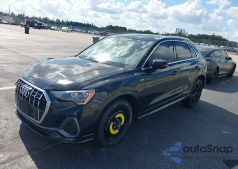 2020 Audi Q3 Premium 45 Tfsi S Line Quattro Tiptronic z USA, uszkodzony, nr VIN WA1DECF39L1067338